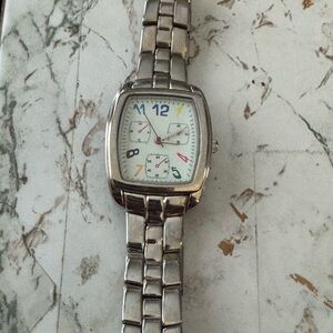 Merona Silver Stainless Steel Watch